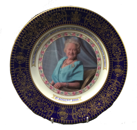 QUEEN MOTHER 100TH PLATE