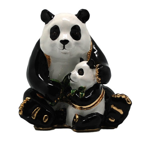 Panda With Family Trinket