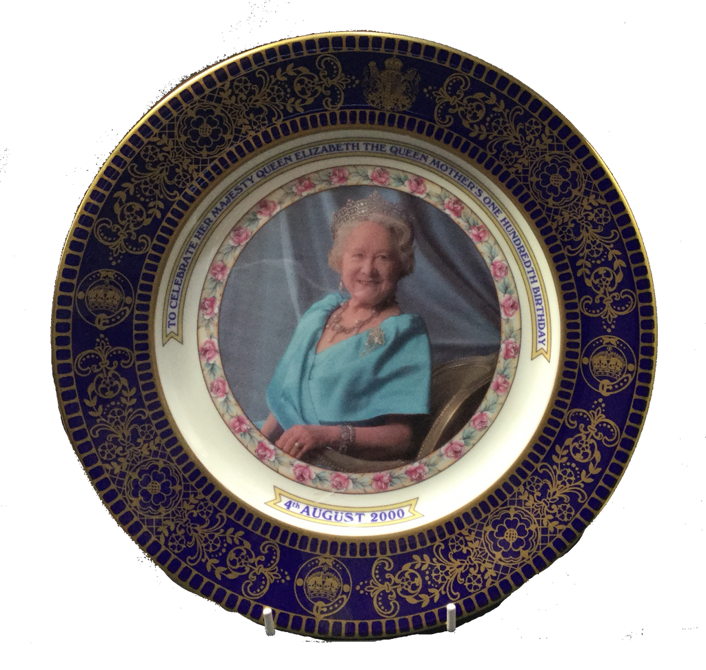 QUEEN MOTHER 100TH PLATE