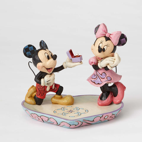 Mickey proposing to Minnie