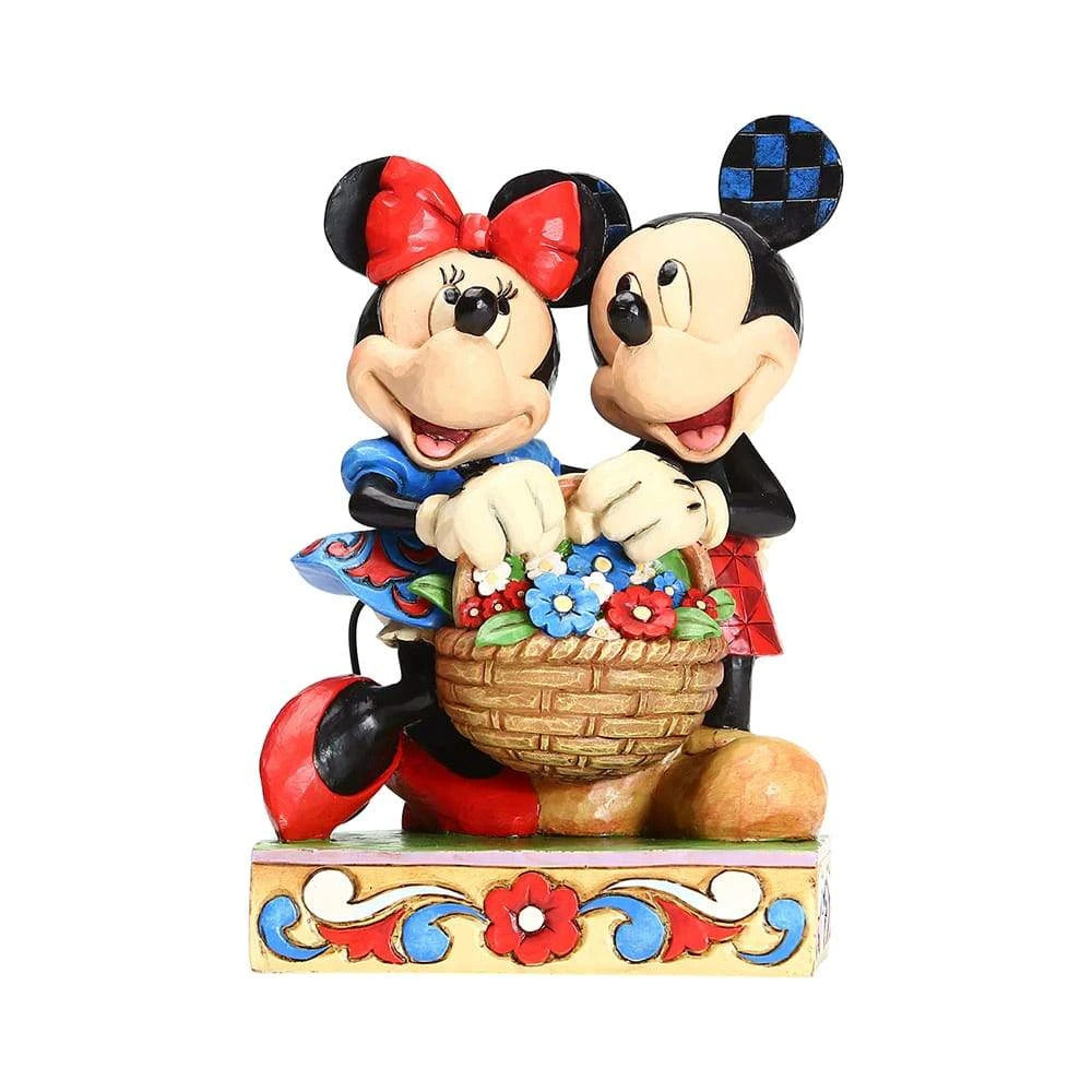 Mickey and Minnie with basket