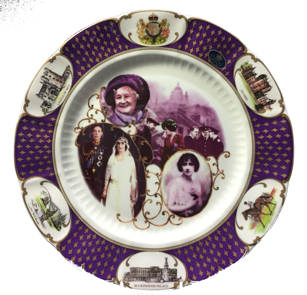 QUEEN MOTHER TRIBUTE PLATE