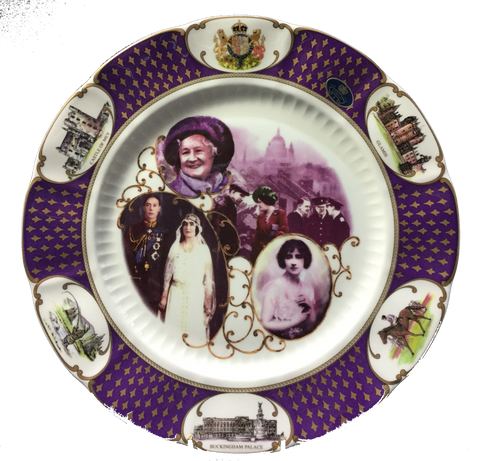 QUEEN MOTHER TRIBUTE PLATE